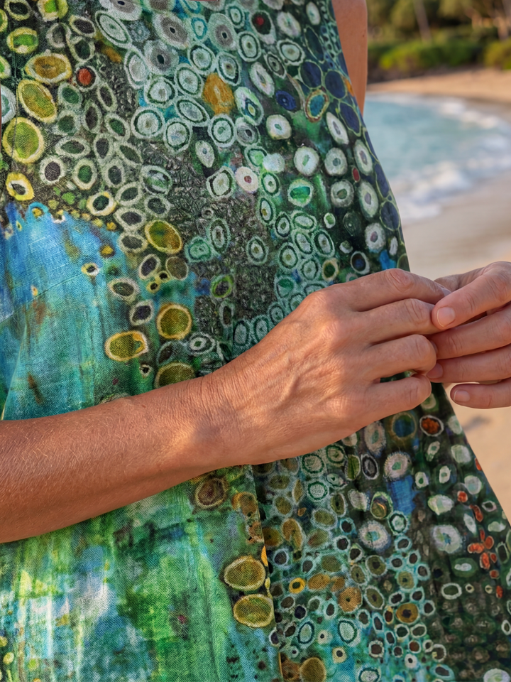 Bronte | Summer Dresses for Women Abstract Print Midi
