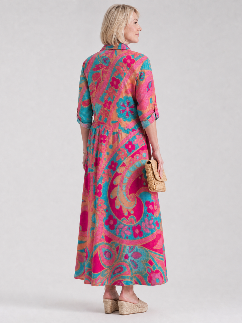 Olivia | Floral Paisley Maxi Dress Women