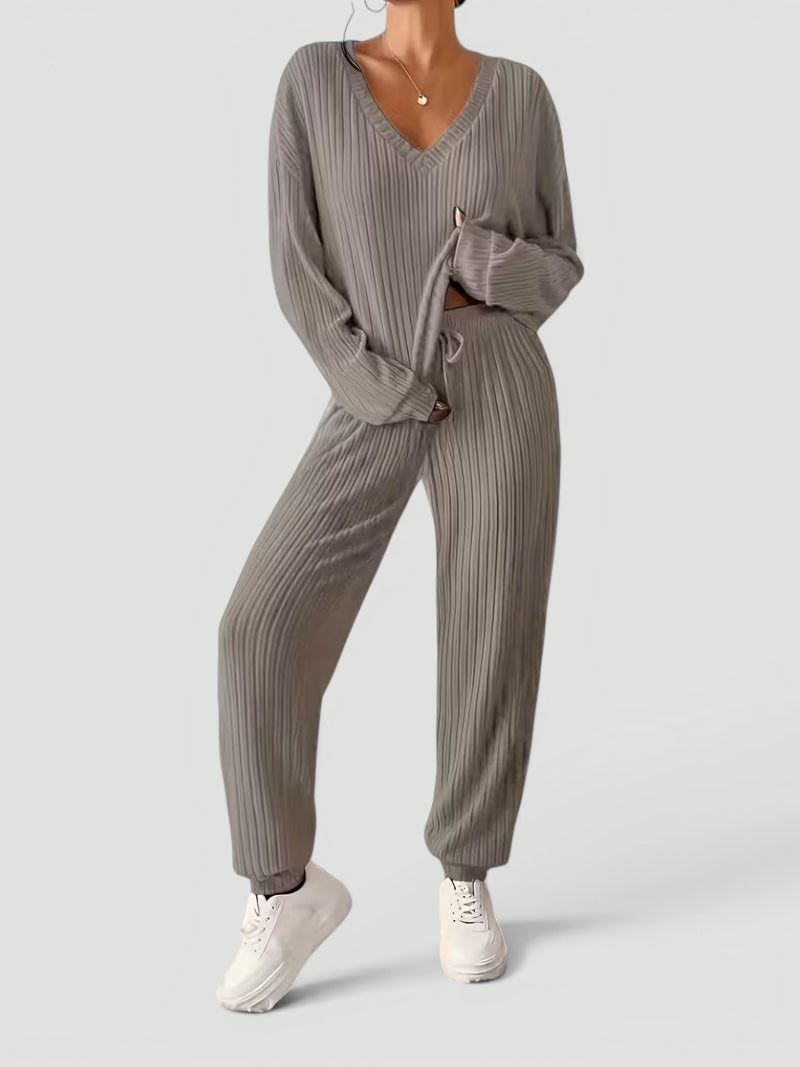 Ellmont London | Women’s Soft Two Piece Pajama Lounge Set