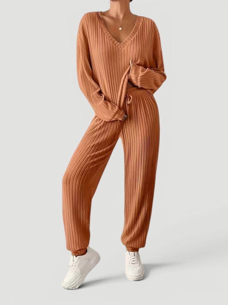 Ellmont London | Women’s Soft Two Piece Pajama Lounge Set