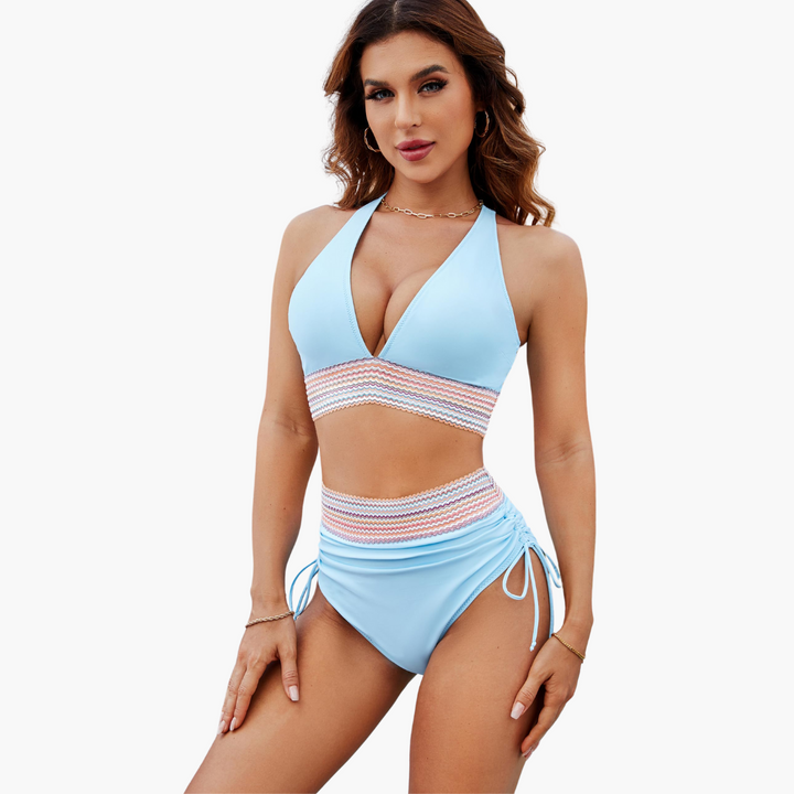 Ava | High Waist Bikini Set Women Swimwear