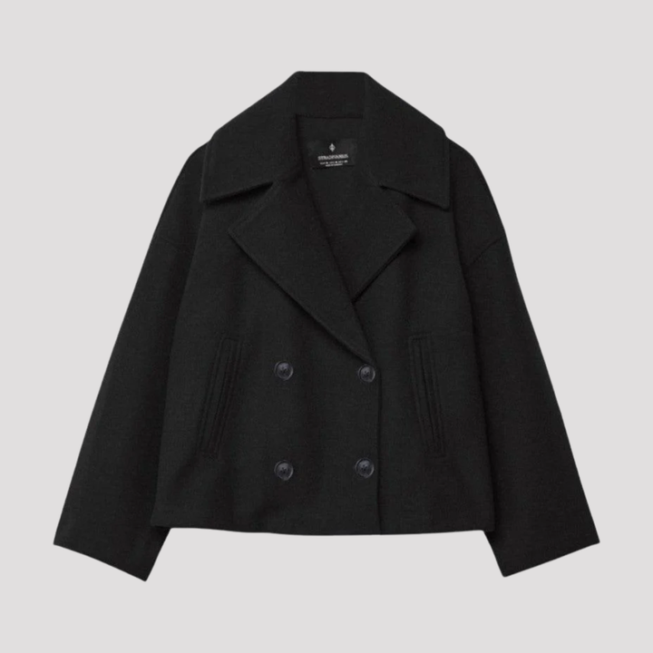 Nancy | Double-Breasted Cropped Womens Coat