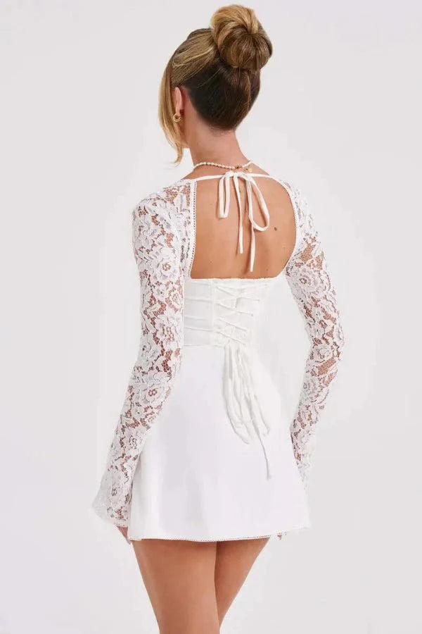 Lottie | Dress Lace Long Sleeve Mini