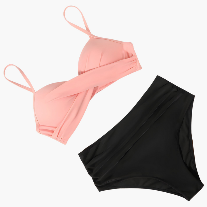 Sophia | Women High Waist Ruched Bikini Set