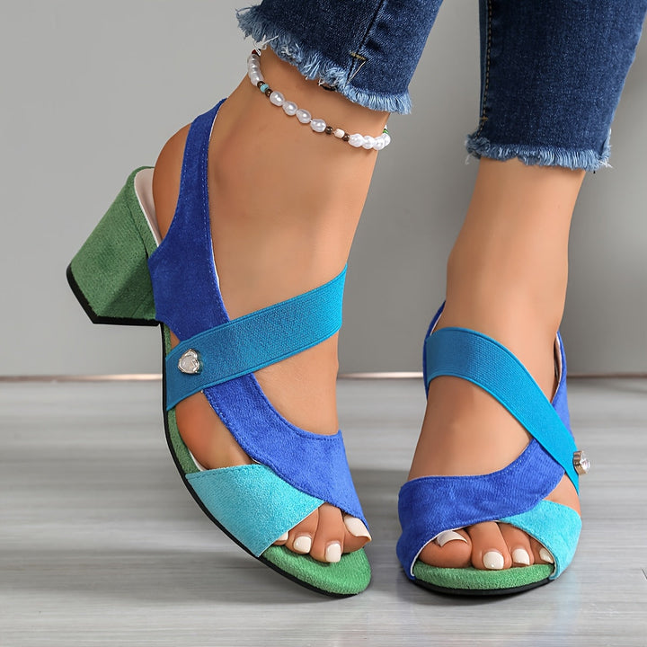 Cressida | Women Block Heel Slingback Sandals