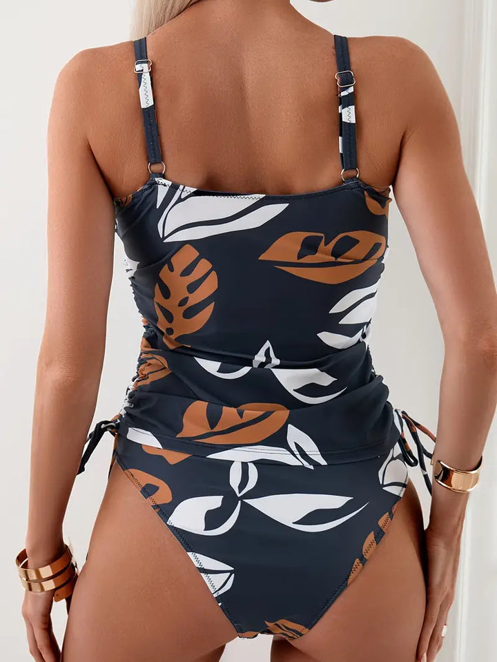 Arabella | Tropical Print Tankini Swimsuit Set Women