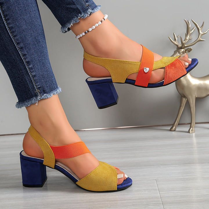 Cressida | Women Block Heel Slingback Sandals