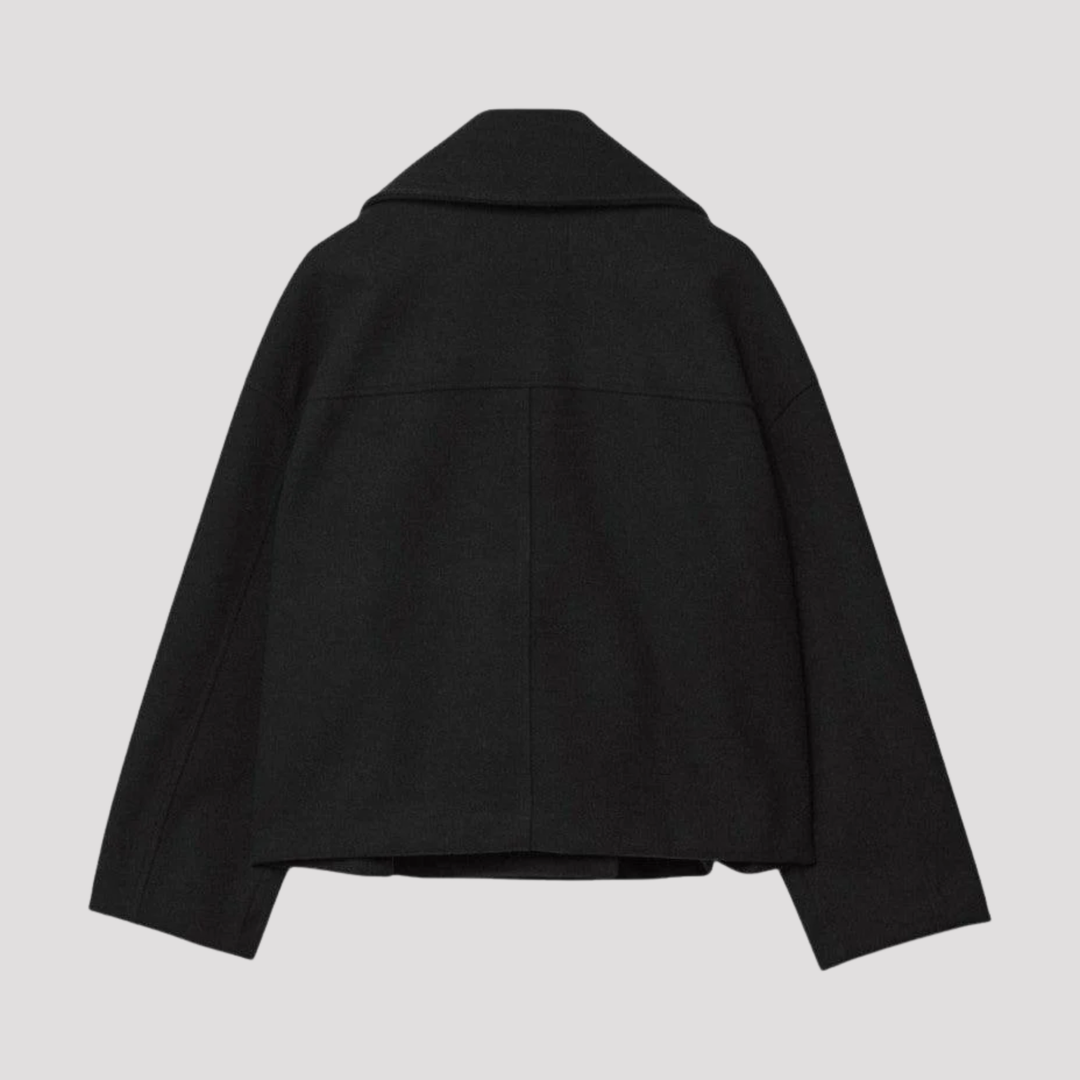 Nancy | Double-Breasted Cropped Womens Coat