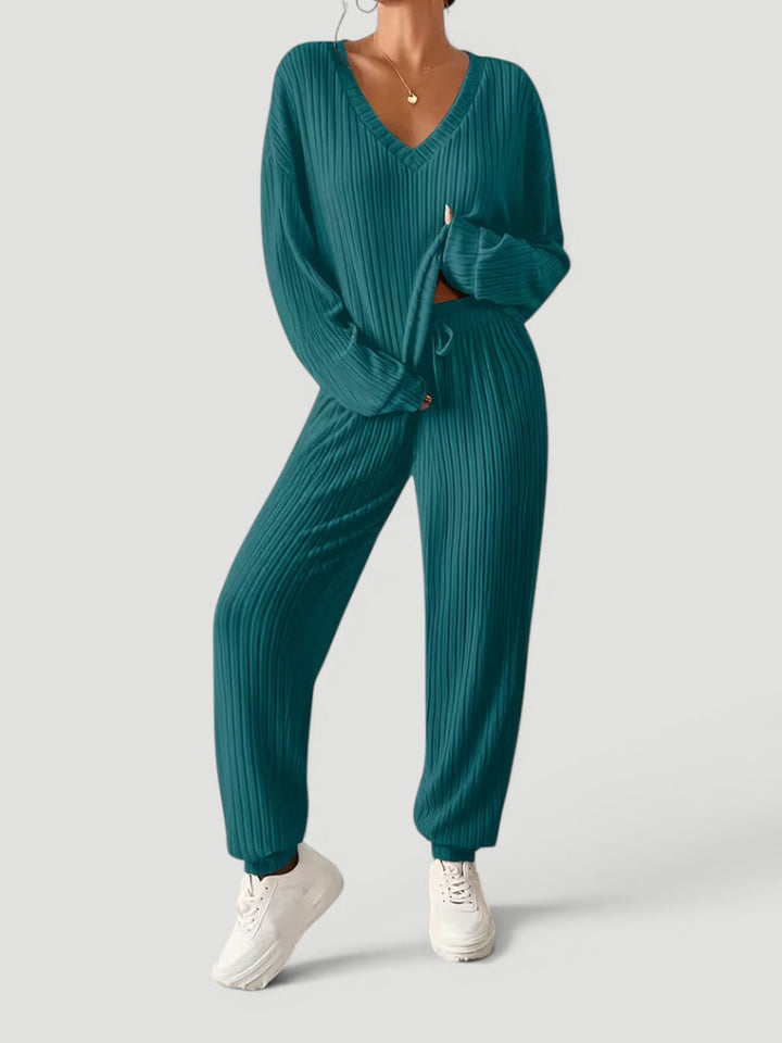 Ellmont London | Women’s Soft Two Piece Pajama Lounge Set