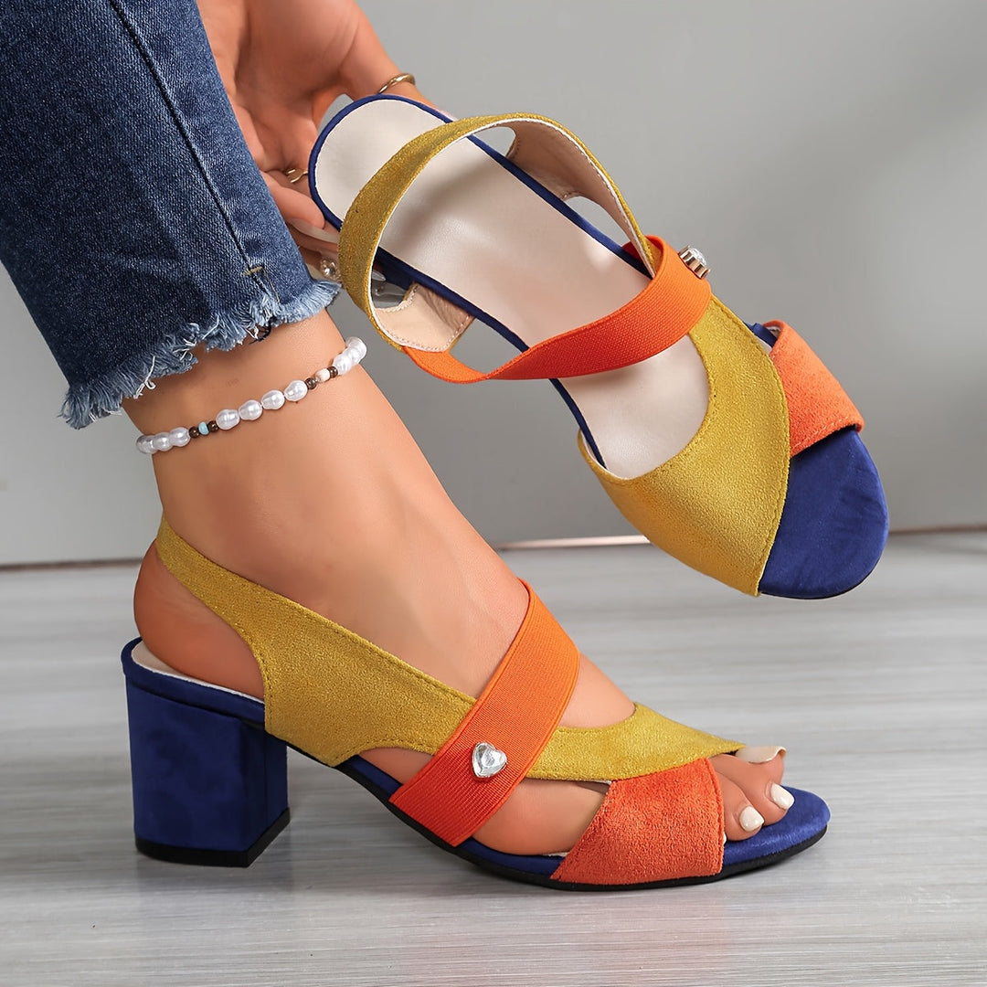 Cressida | Women Block Heel Slingback Sandals