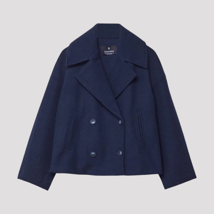 Nancy | Double-Breasted Cropped Womens Coat