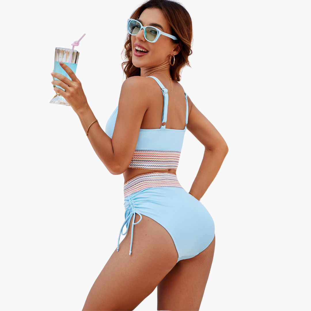 Ava | High Waist Bikini Set Women Swimwear