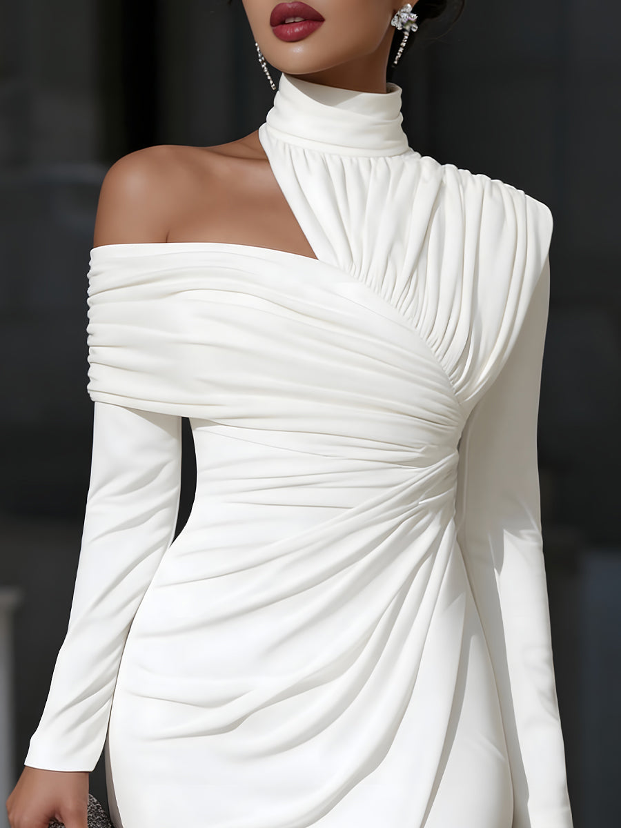 Arabella | Wedding Guest Ruched Midi Dress Women