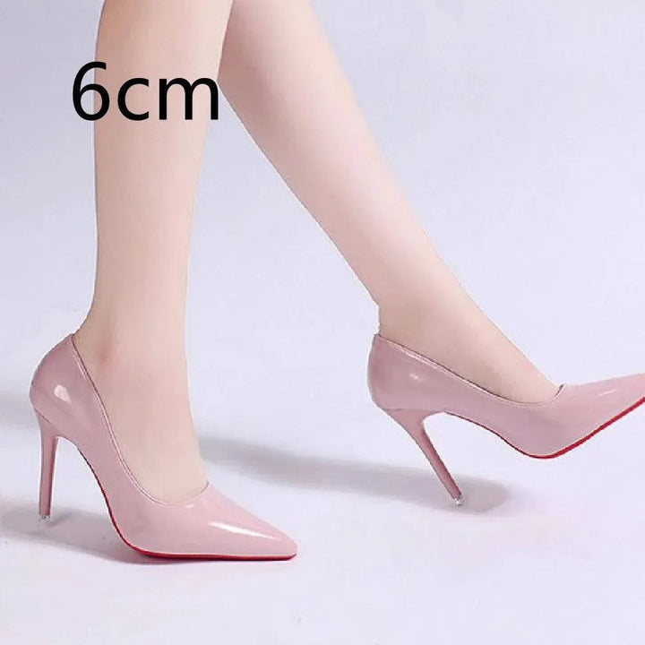 Freya | Patent Pointed Toe Stiletto Heel Sandals