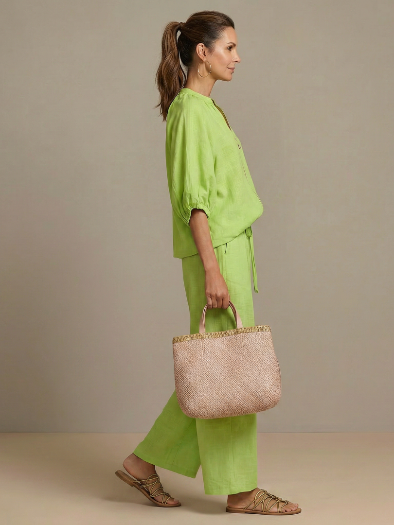 Rosie | Women Clothing Linen Wide-Leg Co-Ord Set