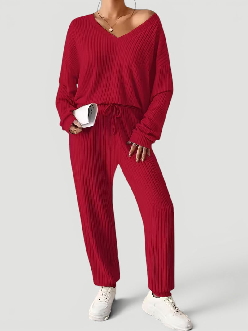 Ellmont London | Women’s Soft Two Piece Pajama Lounge Set