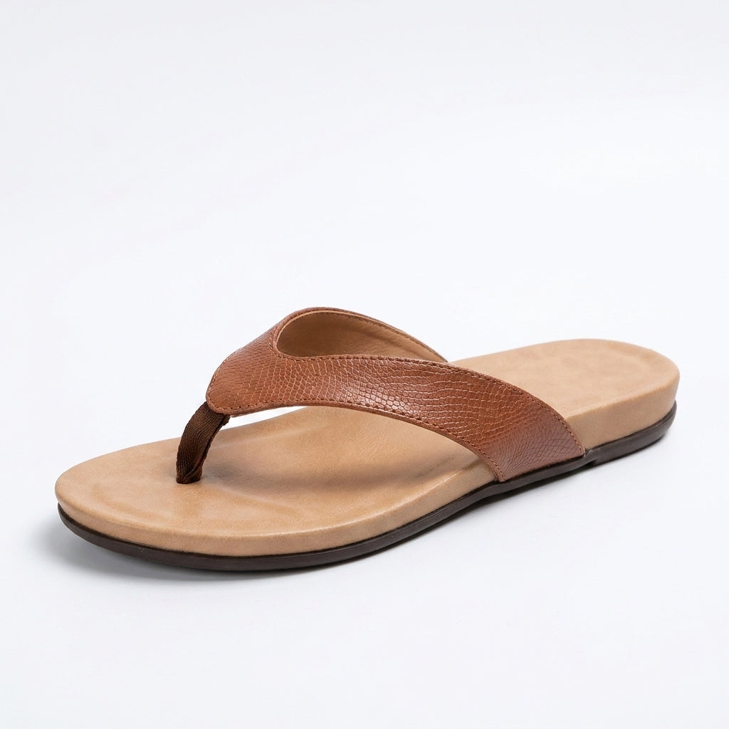 Grace | Toe Post Sandals with Textured Strap
