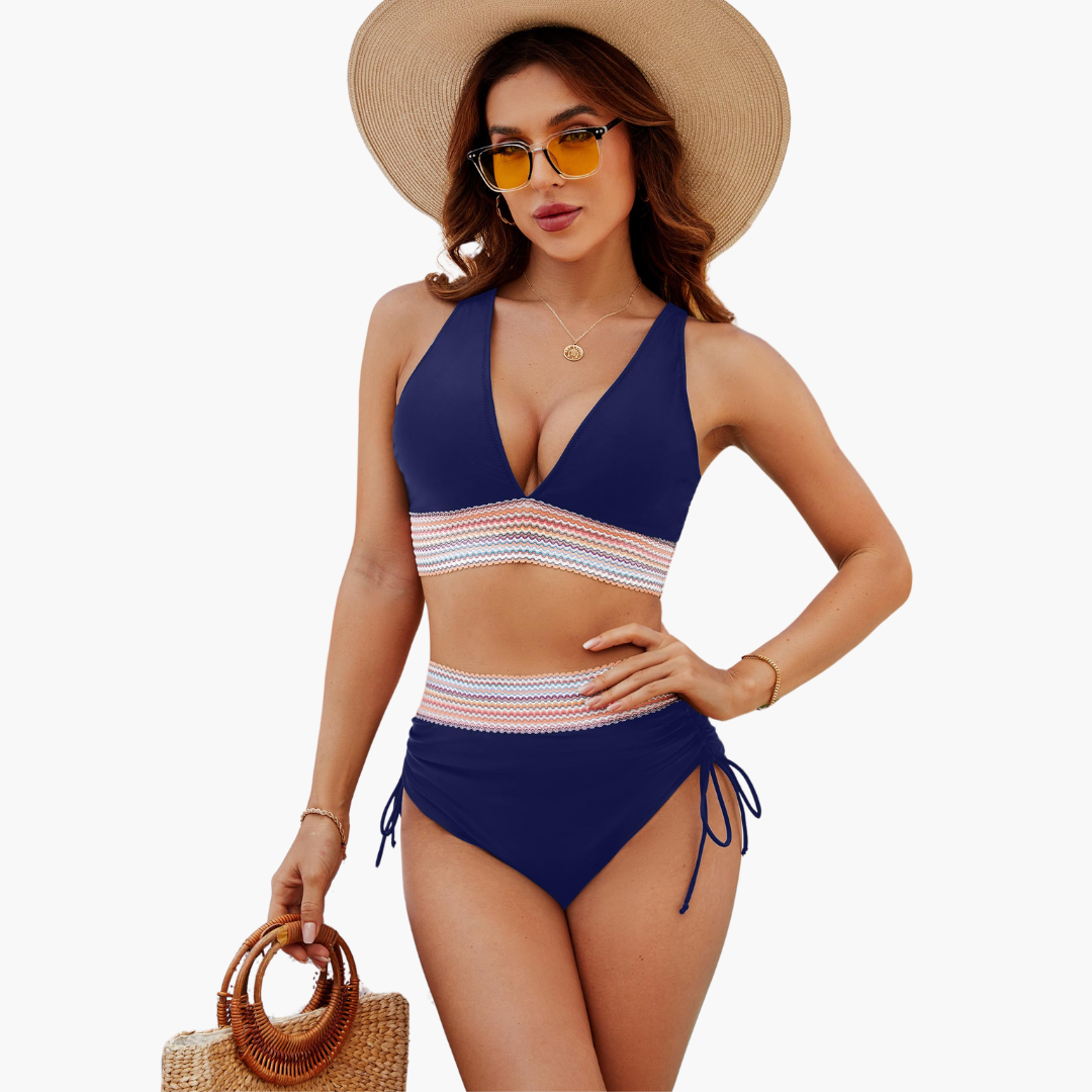 Ava | High Waist Bikini Set Women Swimwear