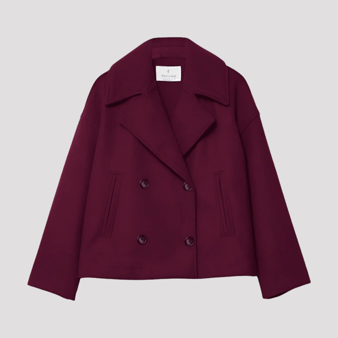 Nancy | Double-Breasted Cropped Womens Coat