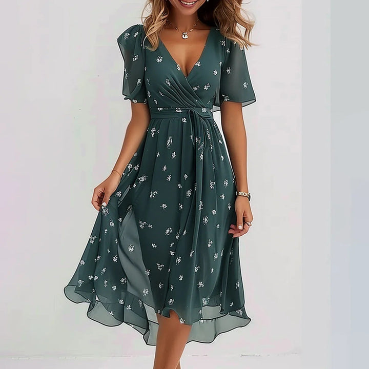 Elsie | Midi Wrap Dress for Women