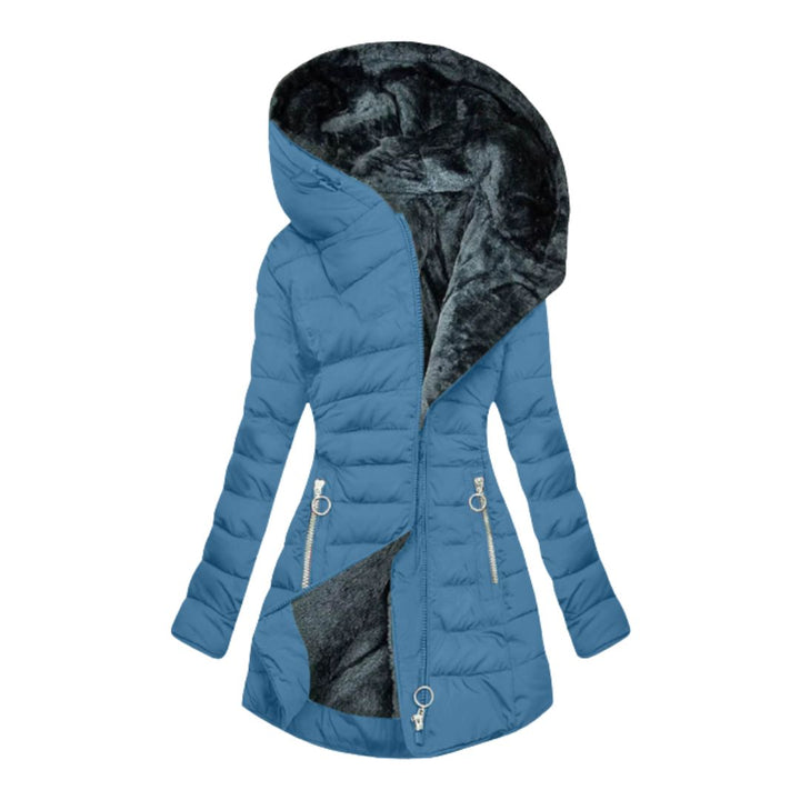Rosie | Womens Quilted Ladies Puffer Jacket Faux Fur Hood