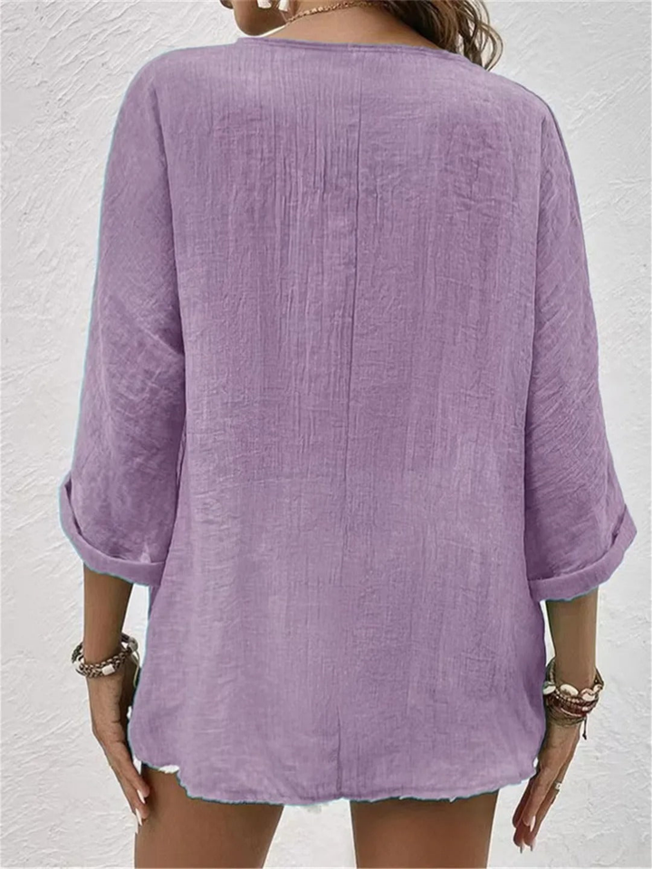 Sophia | Women Clothing Button-Down Summer Blouse