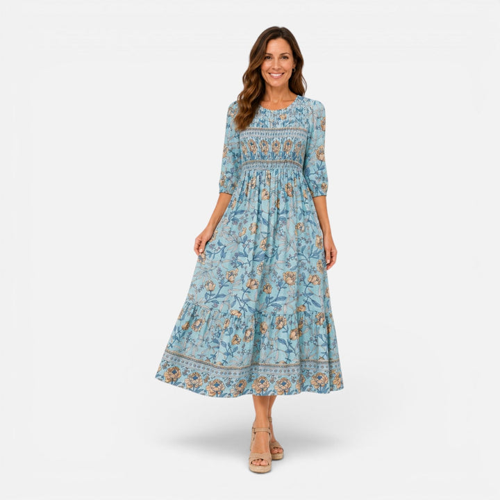 Freya | Wedding Guest Floral Midi Dress Women