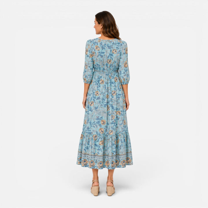 Freya | Wedding Guest Floral Midi Dress Women