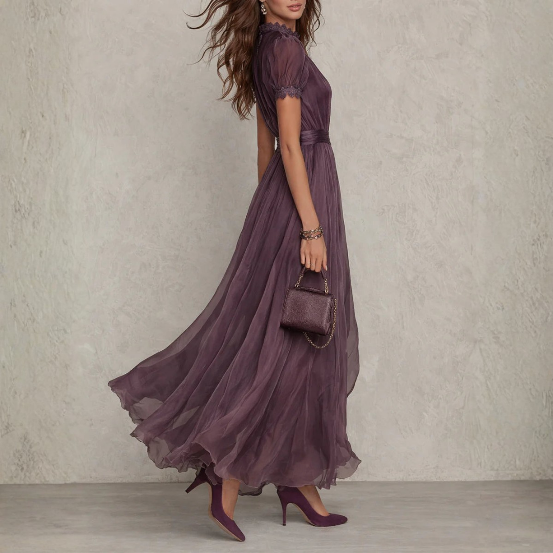 Georgia | Wedding Guest Lace Maxi Dress