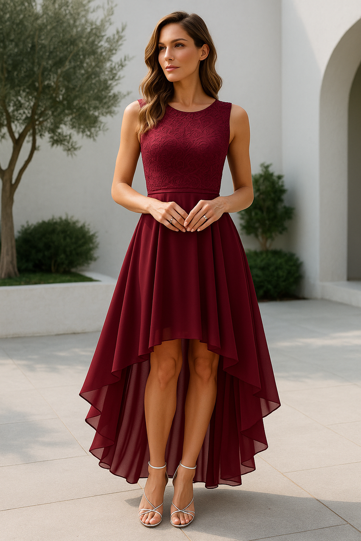 Cressida | Bridesmaid High Low Chiffon Dress Women