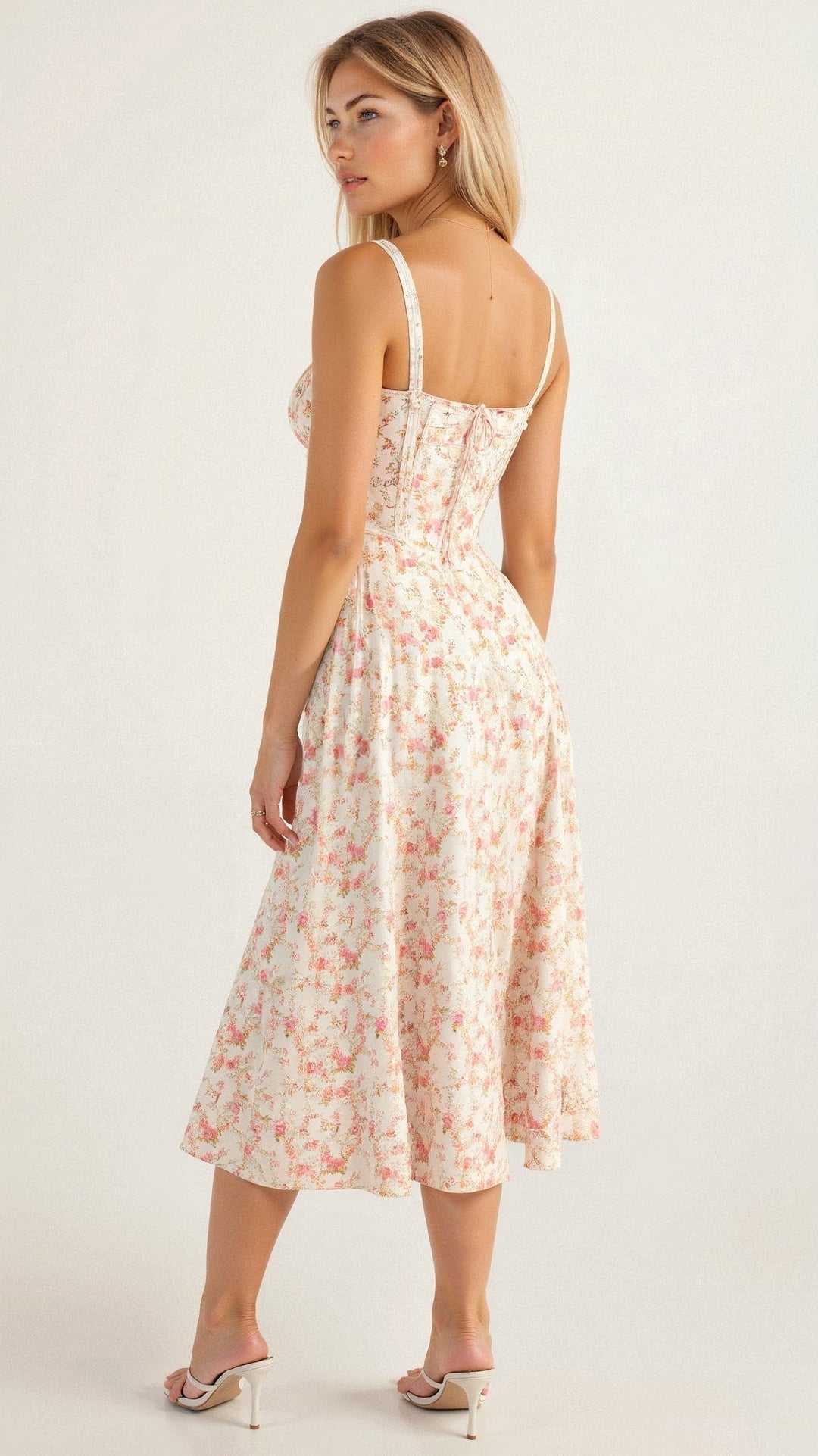 Matilda | Wedding Guest Satin Midi Dress