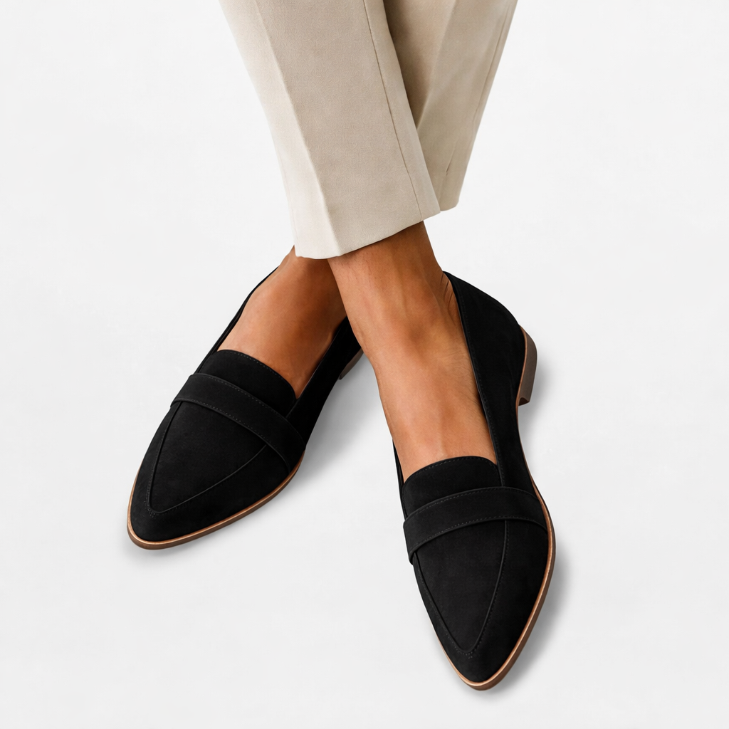 Grace | Pointed Toe Suede Loafers Women