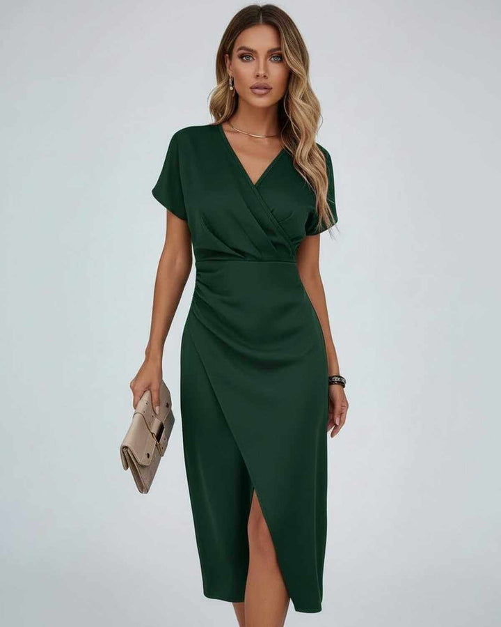 Hattie | Wedding Guest Wrap Midi Dress Women