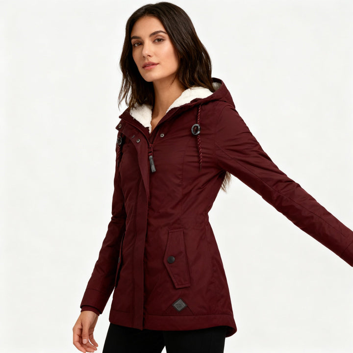 Clemmie | Womens Coat Sherpa Lined Puffer Jacket