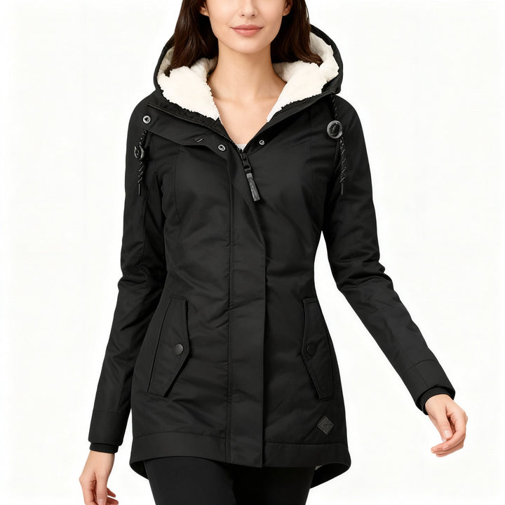 Clemmie | Womens Coat Sherpa Lined Puffer Jacket