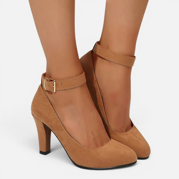 Tamsin | Block Heel Ankle Strap Sandals Women