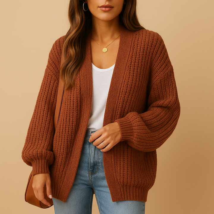 Knit Cardigan Slim Fit Women