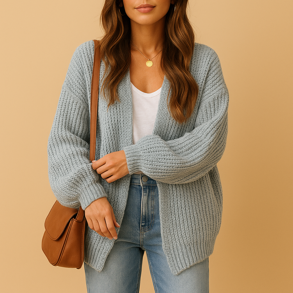 Knit Cardigan Slim Fit Women