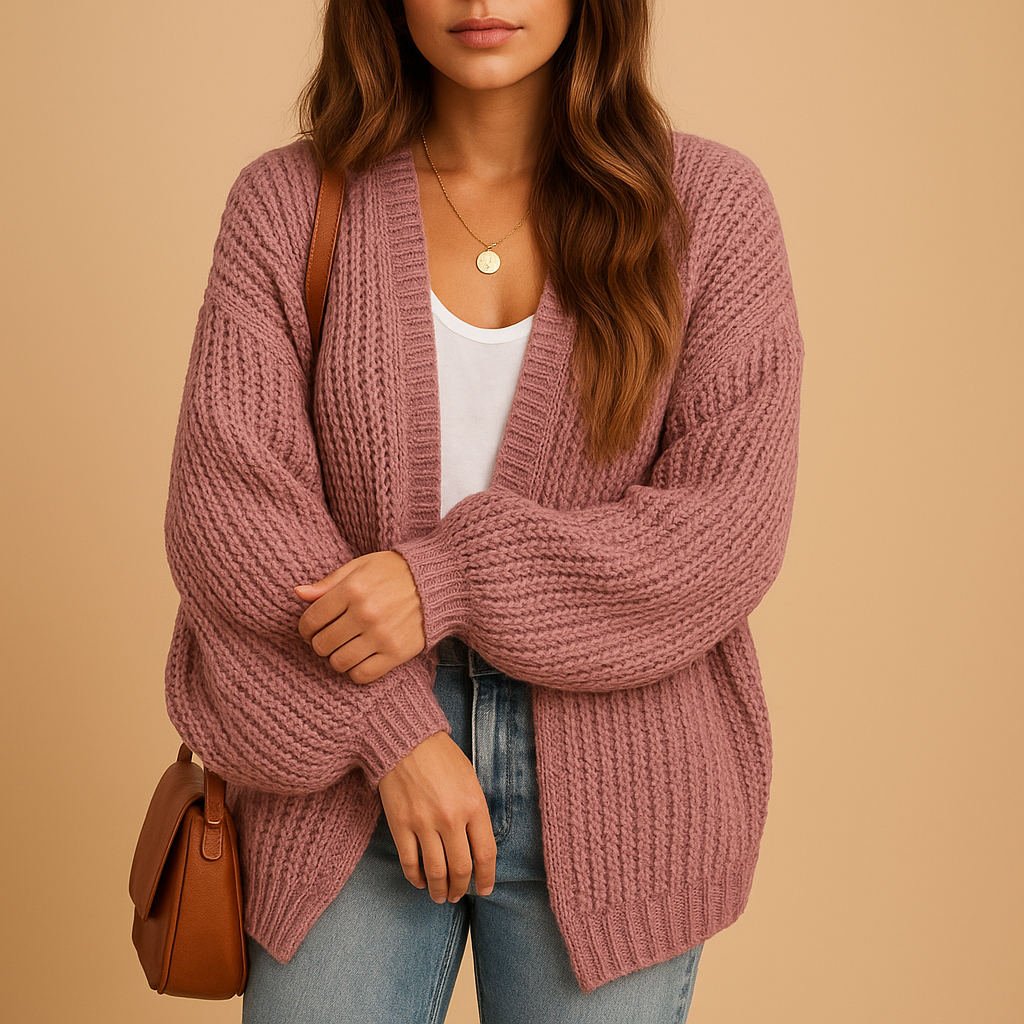 Knit Cardigan Slim Fit Women