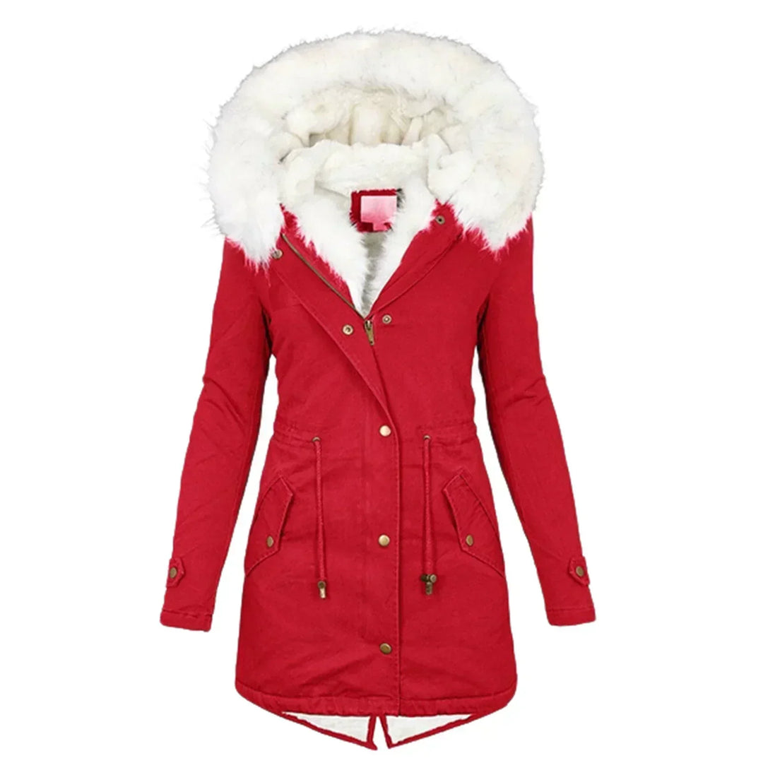Amelia | Womens Fur Hood Puffer Jacket Coat