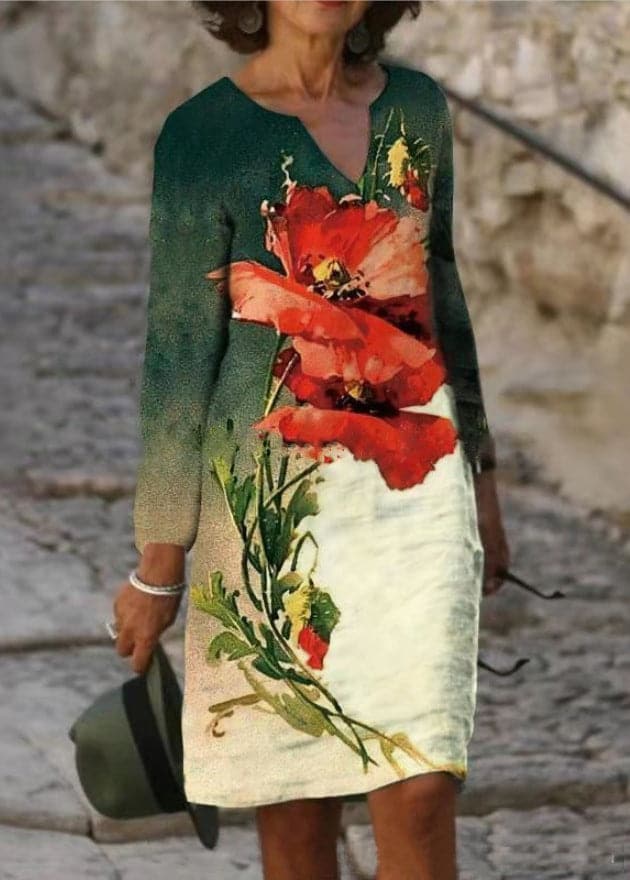 Georgia | Print Summer Dress for Women