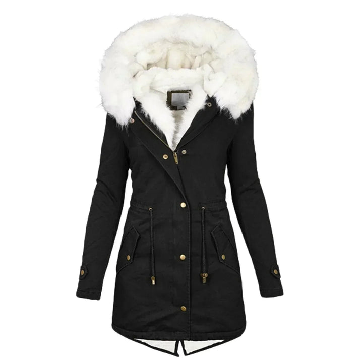 Amelia | Womens Fur Hood Puffer Jacket Coat