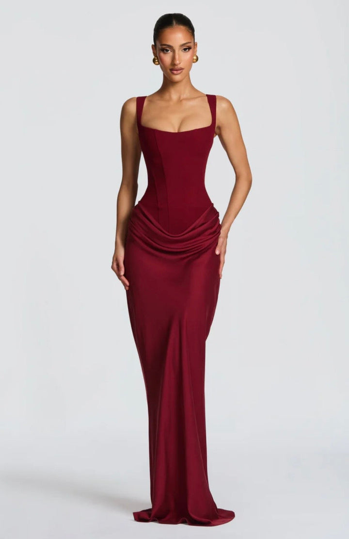 Tilly | Corset Bodice Maxi Dress Women