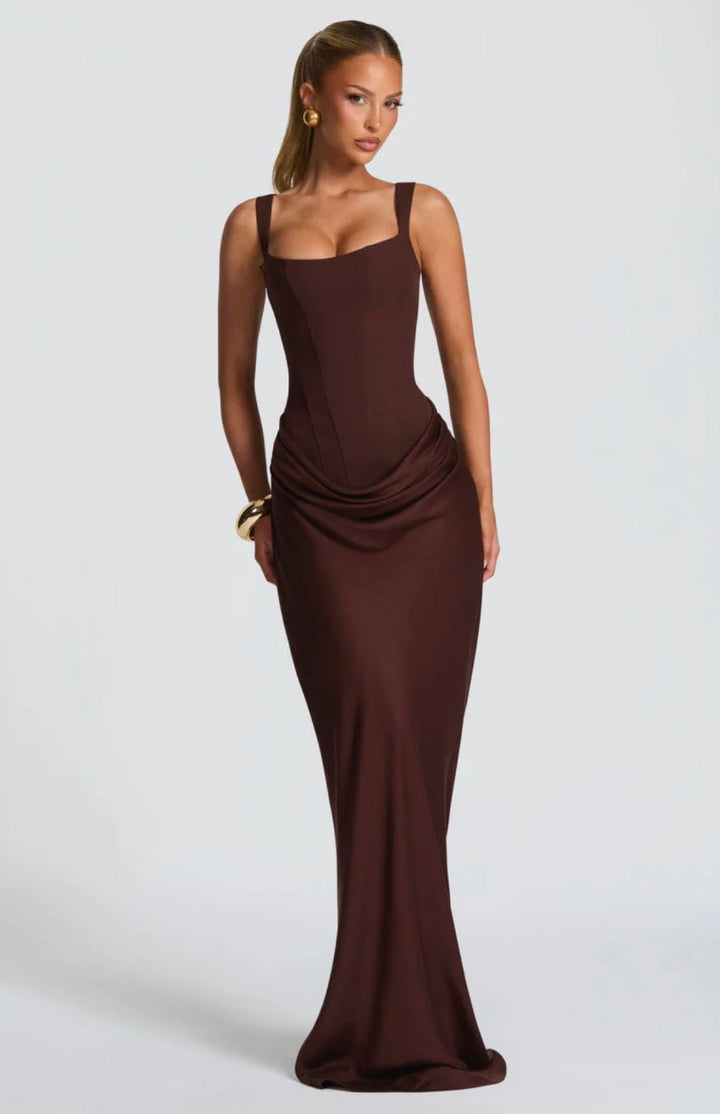 Tilly | Corset Bodice Maxi Dress Women