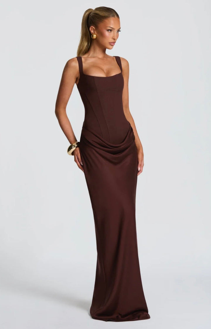 Tilly | Corset Bodice Maxi Dress Women