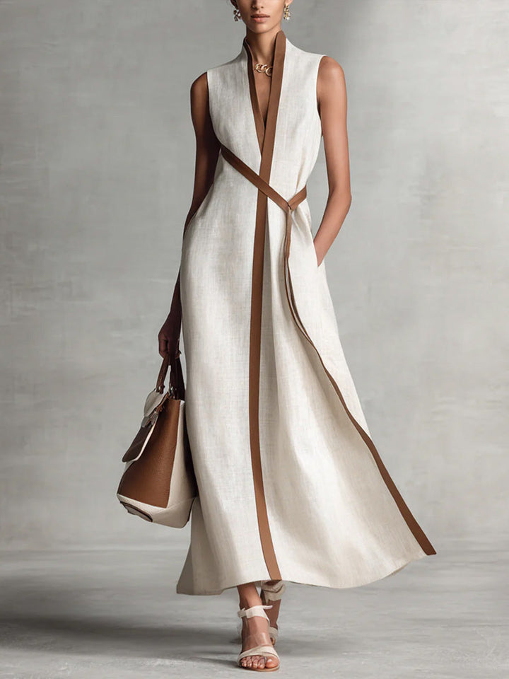 Rosie | Wedding Guest Linen Maxi Dress