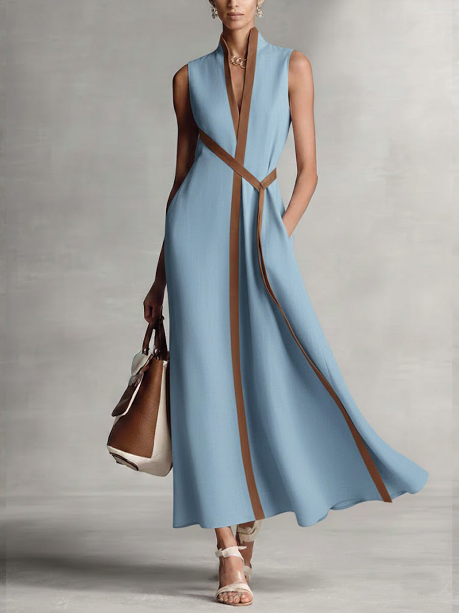 Rosie | Wedding Guest Linen Maxi Dress