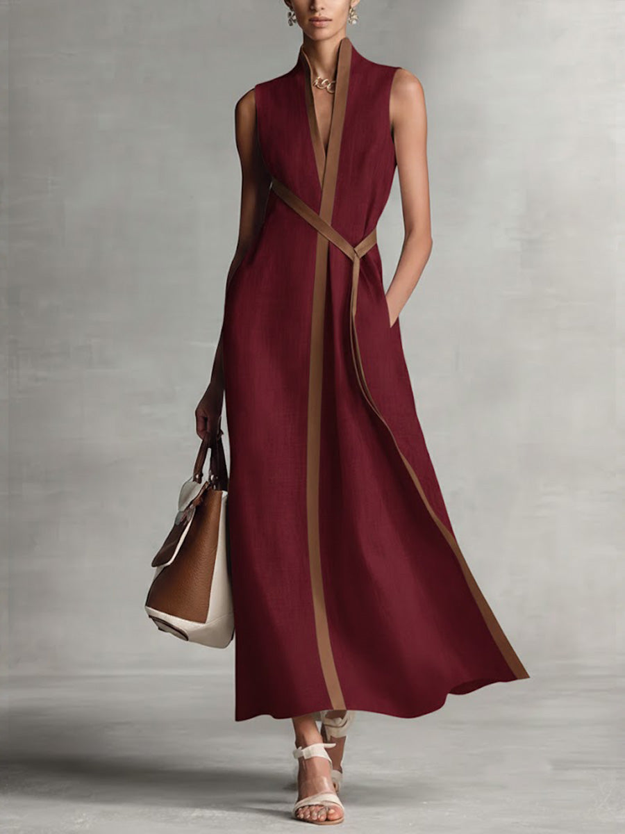 Rosie | Wedding Guest Linen Maxi Dress
