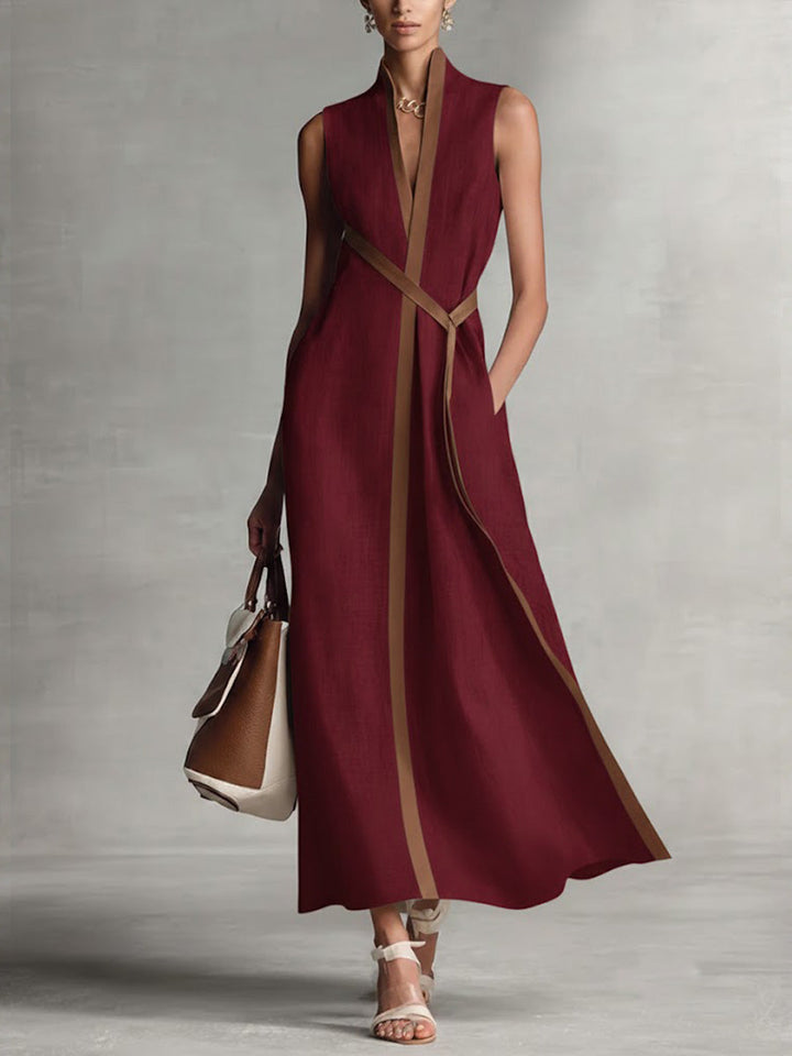 Rosie | Wedding Guest Linen Maxi Dress