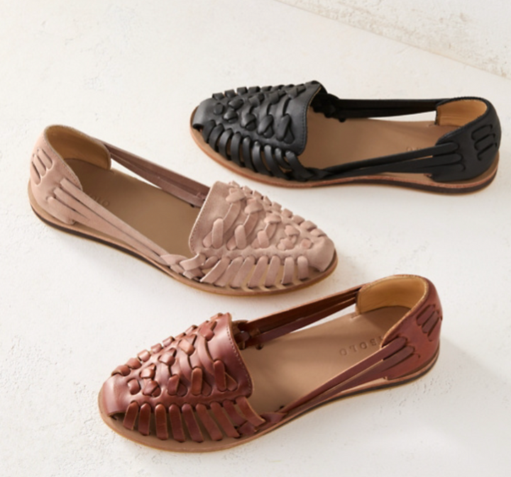 Maisie | Woven Leather Sandals